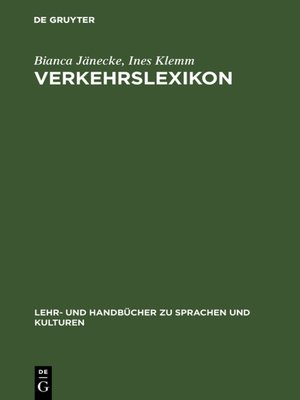 cover image of Verkehrslexikon